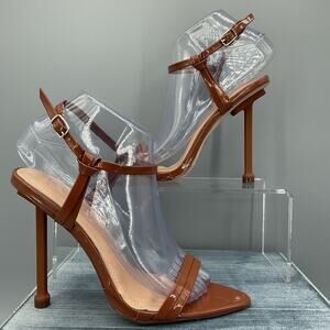 NEW Chase + Chloe Elle Stiletto Sandals Brown Size 7